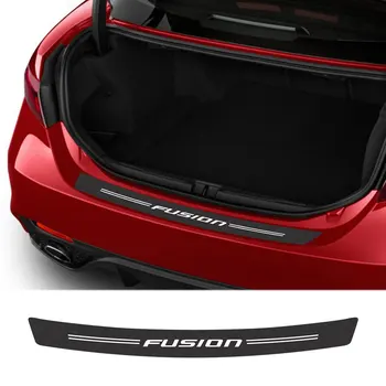 Kufri Stráže Doska Anti-Scratch Nálepky Na Ford Fusion Auto Dekoratívne Uhlíkových Vlákien Auto Zadný Nárazník Chránič Príslušenstvo