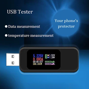 Kvalitné 10 V 1 pre Digitálne 4-30V DC USB Tester Aktuálne Napätie Nabíjačky Voltmeter Detektor