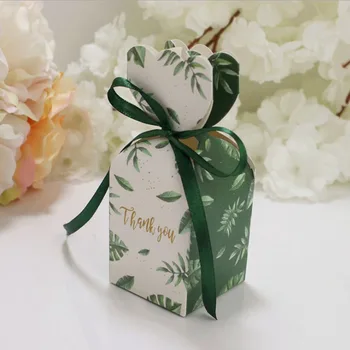 Kvet dizajn, Darčekové Krabice Svadobné Zdvorilosti Papier Candy Box pre Hostí Party Láskavosti Darčekové Krabice Prípade Party Dodávky
