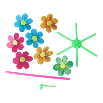 Kvetinový Vzor, Spinner Vietor Veterný Mlyn Deti Deti Hračky, Záhradné Dekorácie Dvore