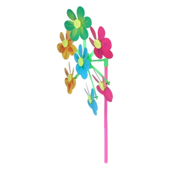 Kvetinový Vzor, Spinner Vietor Veterný Mlyn Deti Deti Hračky, Záhradné Dekorácie Dvore