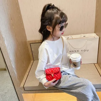 Kórejská Verzia Rodič-dieťa Taška 2020 Jeseň Nové Elegantné Dievča Stiletto Taška Módne detské Taška cez Rameno.