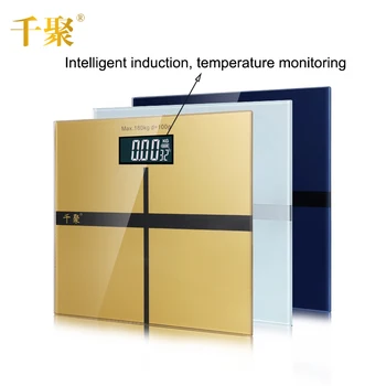 Kúpeľňa Podlahy Rozsahu Domácnosti Elektronické Digitálne Telo Bariatrickej LCD Displej Divízie Hodnota 180kg/100g monitorovanie teploty