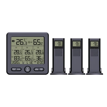 LCD Digitálny Vnútorný Vlhkomer Teplomer Teplota Vlhkosť Meter
