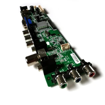 LCD panel univerzálny ovládací karty auta 1366*768 3663 DVB Fit NT156WHM/HB156WX1/HT156WXB 40 Pin USB+VGA+AV LVDS digitálny signál