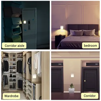 LED, Infračervené, Indukčné Lampy, Senzor Pohybu, Nočné Svetlo Chodby, Indukčné Nočné Svetlo Pre Spálne, Kúpeľňa Domácej Starostlivosti