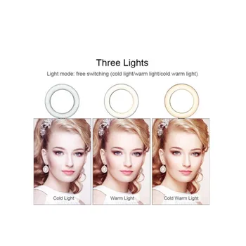 LED SELFIE krúžok svetlo stmievateľné vyplniť Fotografie