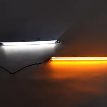 LED Svetlá pre Denné svietenie Pre Toyota RAV 4 2019 2020 RAV4 DRL Žltá Zase signalizačná kontrolka Vodotesný Kryt