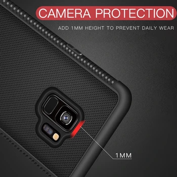LLZ.COQUE Silikónové Mäkké Telefón puzdro Pre Samsung Galaxy A3 A5 A6 Plus J4 J6 Matný Shockproof Nárazníka Ochranný Zadný Kryt