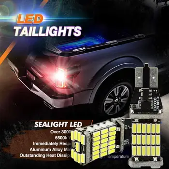 LT 2x signalizačná kontrolka W16W LED T15 921 912 Žiarovka, Super Svetlé 3030 27SMD T15 Led Canbus Auto Backup Rezervný Svetlá Chvost Žiarovka 12V