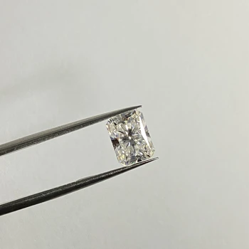 Lab Vytvorili Pestuje Diamond S STIAHNUŤ Certifikát Kameň Radiant Rez 6*8 MM 1.5 Carat VVS D Biela Farba Voľné Moissanite