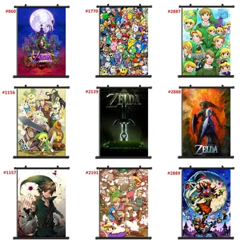 Legend of Zelda Anime, manga stene Plagát Prejdite