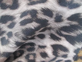 Leopard zrna 3D PVC syntetická koža, textílie, 4 farby, Hladký povrch Vhodný na dekoratívne taška couro handričkou