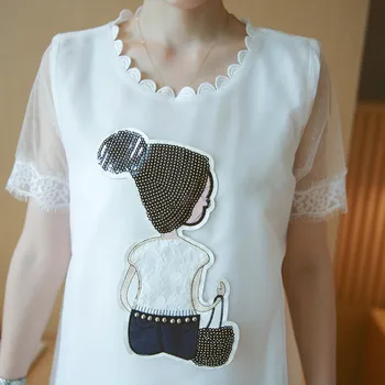 Letná Mini Bežné Šaty Roztomilé Biele Krátke Čipky Šaty pre Tehotné Ženy, Tehotenstvo Handričkou