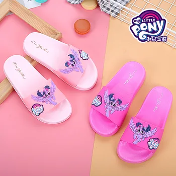 Letné Šľapky Dieťa Boys Flip Flops Cartoon Zviera Tlače Otvorené Prst Pláž Nosiť Sandále, Papuče pre Deti, Dievčatá