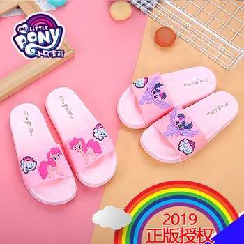 Letné Šľapky Dieťa Boys Flip Flops Cartoon Zviera Tlače Otvorené Prst Pláž Nosiť Sandále, Papuče pre Deti, Dievčatá