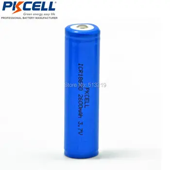 Liion Nabíjateľné Batérie ICR18650 18650 2600mAh kontakty batérie Tlačidlo Hore Bez Ochrany Lítiová Batéria
