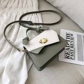 Luxusné kabelky ženy tašky značkové kabelky lete čerstvé 2019 nových zahraničných plyn zámok jednoduché módy slung malé námestie taška zadarmo
