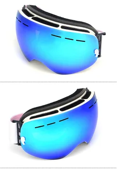 Lyže, Snowboard Okuliare Ženy Muži Lyžovanie Okuliare Snehu, jazda na Bicykli Masky, Okuliare UV Ochranu Dospelých Double Anti-Fog Vetru Okuliare