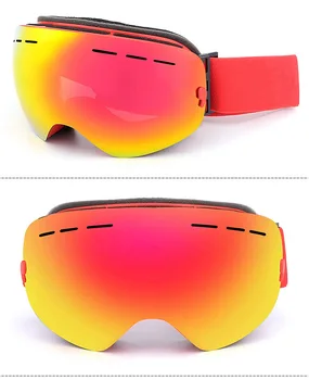Lyže, Snowboard Okuliare Ženy Muži Lyžovanie Okuliare Snehu, jazda na Bicykli Masky, Okuliare UV Ochranu Dospelých Double Anti-Fog Vetru Okuliare