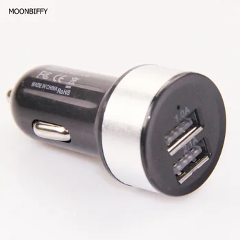 MOONBIFFY Univerzálna Smart Poistka Obvod-Breaker Ochrany Dual USB Port 5V 2.1 1A Nabíjačka do Auta Pre Mobilné Telefóny, Tablet PC