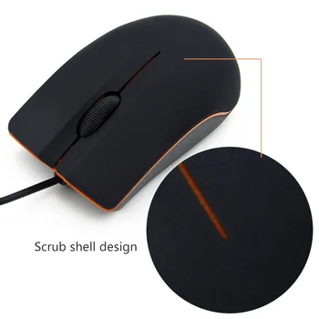 Matné Textúry Wired Mouse USB Počítačová Myš Bezdrôtová Nabíjateľná Mause Ergonomické Myši Pre PC, Notebook Mouse Hráč 1200DPI