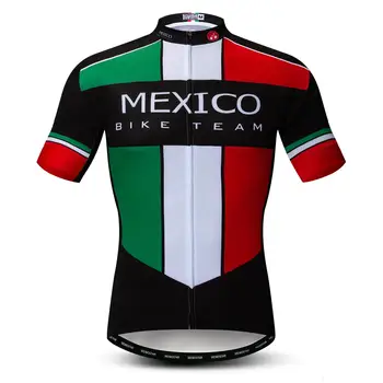 Mexiko Cyklistika Jersey Tričko Topy Mužov Lete Krátky Rukáv MTB Športové Oblečenie Ropa ciclismo Maillot Road Pro Požičovňa Jersey