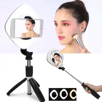 Micro Ihlové LED Prsteň Svetla Selfie make-up Stmievateľné Vyplniť Ľahké Prenosné Live Streaming Svetla pre Kamery