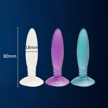 Mini Análny Plug Jelly Hračky Silikónové Dospelých, Sexuálne Hračky, Sex Produkty Zadok Plug pre Začiatočníkov Erotické Hračky Bullet Tvar