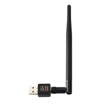 Mini Bezdrôtového Adaptéra Wifi 150Mbps 5dB Anténou USB Wifi Prijímač Sieťová Karta 802.11 b/n/g vysokorýchlostné Wifi Adaptador