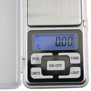 Mini Digital Mierka 100/200/300/500g 0.01/0,1 g Vysokú Presnosť Podsvietenie Elektrické Vrecko Na Šperky Gram Hmotnosti Pre Kuchyňa 2020