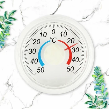 Mini Ukazovateľ Teploty Meter Prenosné Ukazovateľ Vonkajšie Plastové Okno, Záhrada Domov Absolvoval Disk Teplomer