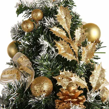 Mini Vianočný Stromček 10/15/20/25/30 cm Biely Céder Borovíc Ploche Dekorácie Vianočný Strom Domov Izba Tabuľka Ornament