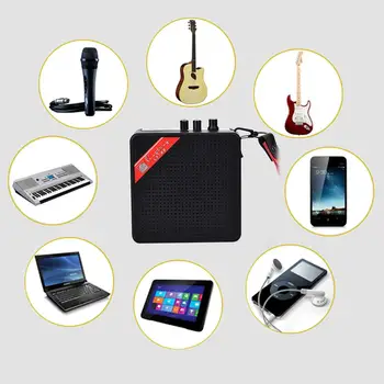 Mini Zvuk Gitary Reproduktora Zvuk Gitár Zosilňovač Prenosný Mini Vonkajší Reproduktor pre Drumbľa s Bluetooth Audio Music Bezdrôtové