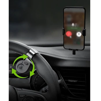 Mobilný Telefón, Bezdrôtový ovládač na Volant Mini ABS Multifunkčné Auto Namontované s Držiakom Navigáciu Asistent pre Android