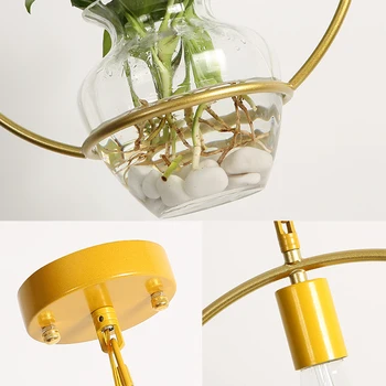 Moderné dekoratívne prívesok osvetlenie Závesné lampy zlatá farba tienidlo reštaurácie, kuchyne, jedálne Svietidlo E27 110V 220V X