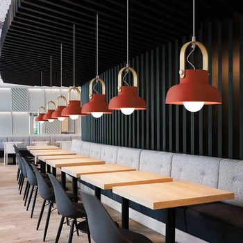 Moderný Loft LED Prívesok Svetlá Osvetlenie Reštaurácia, Spálne, Kuchynské Závesné Lampy Nordic Macaron Prívesok Lampa Domov Deco Svetla