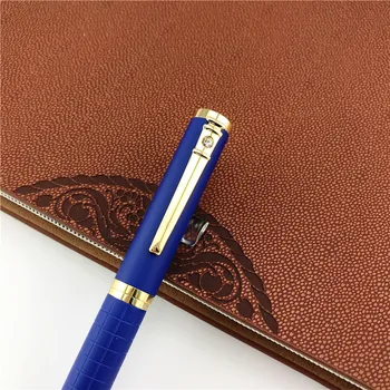 Modrá kovový roller guličkové pero Školy Kancelárske potreby komerčných papiernictvo učiteľ-študent otec prítomný 004