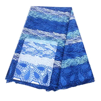 Modrá nigérijský čipky textílie 2019 vysoko kvalitné textílie, čipky s kamene francúzsky tylu čistý tkaniva afriky čipky afriky textílie