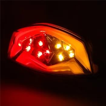 Motocykel Sekvenčné LED zadné Svetlá Brzdy Zadné smerovku Integrované Svetlo na Suzuki GSXS 750 1000 F/Z 2017-2020