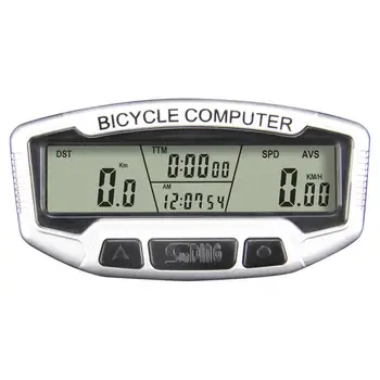 Mounchain Veľký LCD Displej wireless Požičovňa Bicyklov Cyklistické Počítač počítadlo kilometrov Rýchlomer Stopky 9*4.5*2cm ABS