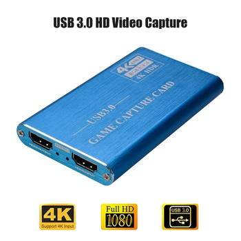 Multi-funkčné 4K Hra Zachytiť Kartu Klasické Praktické USB 3.0 1080P Video Grabber, Dongle pre Živé Vysielanie