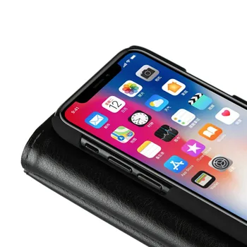 Multifunkčné Kožené puzdro Pre Apple iPhone X Prípade Flip Cover Peňaženku Stáť Coque Hoesjes Fundas Capa Na iPhoneX 10 Desať Bezpečné Taška