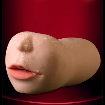 Muž Masturbator Pohár 3D Deep Throat Skutočný Muž Masturbators Sex Úst Fajčenie Pocket Pussy Skutočné Zuby Jazyk Orálny Sex Hračky pre Mužov