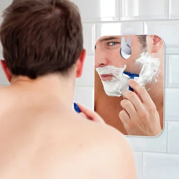 Muži Anti-fog Holenie Zrkadlo Domov Hotel Kúpeľňa Prenosné Stene Visí Akryl make-up Zrkadlo