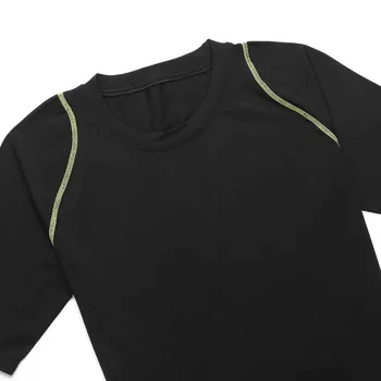 Muži Chlapec Rýchle Suché Šport T-Shirt Telocvični Kulturistika Cvičenie Oblečenie Školenia Topy Krátky Rukáv Tees
