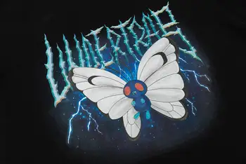 Muži Hip Hop T Shirt Lightning Motýľ Vytlačiť T-shirt Harajuku Tričko Streetwear Nadrozmerné Tričko Pánske Oblečenie O-Neck Top Čaj