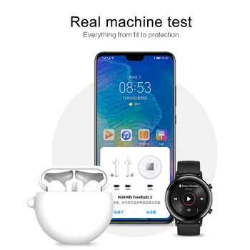 Mäkká Silikónová Slúchadlá Do Uší Kryt Na Huawei Freebuds 3 Veci Na Huawei FreeBuds 3 Zdarma Puky 3 Bezdrôtovej Komunikácie Bluetooth Headset Coque