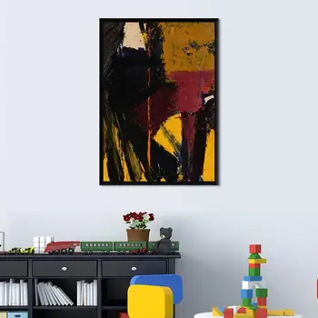 Móda Obrazy Františka Kline Plagát a Vytlačí Plátno na Maľovanie na Stenu Umenie Moderné Obrázok pre Domáce Miestnosti Dekorácie
