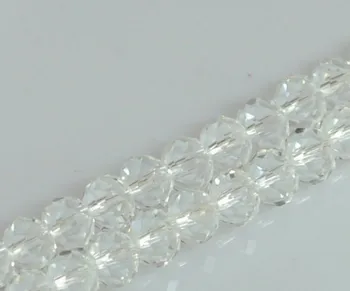 Môžete vybrať farbu 10 mm 200pcs/veľa čierna biela Zmiešané Sklo Tvárou Rondelle Korálky dištančné Farebné guľôčky voľne náhrdelník crystal